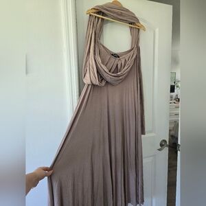Elegant Taupe Dress